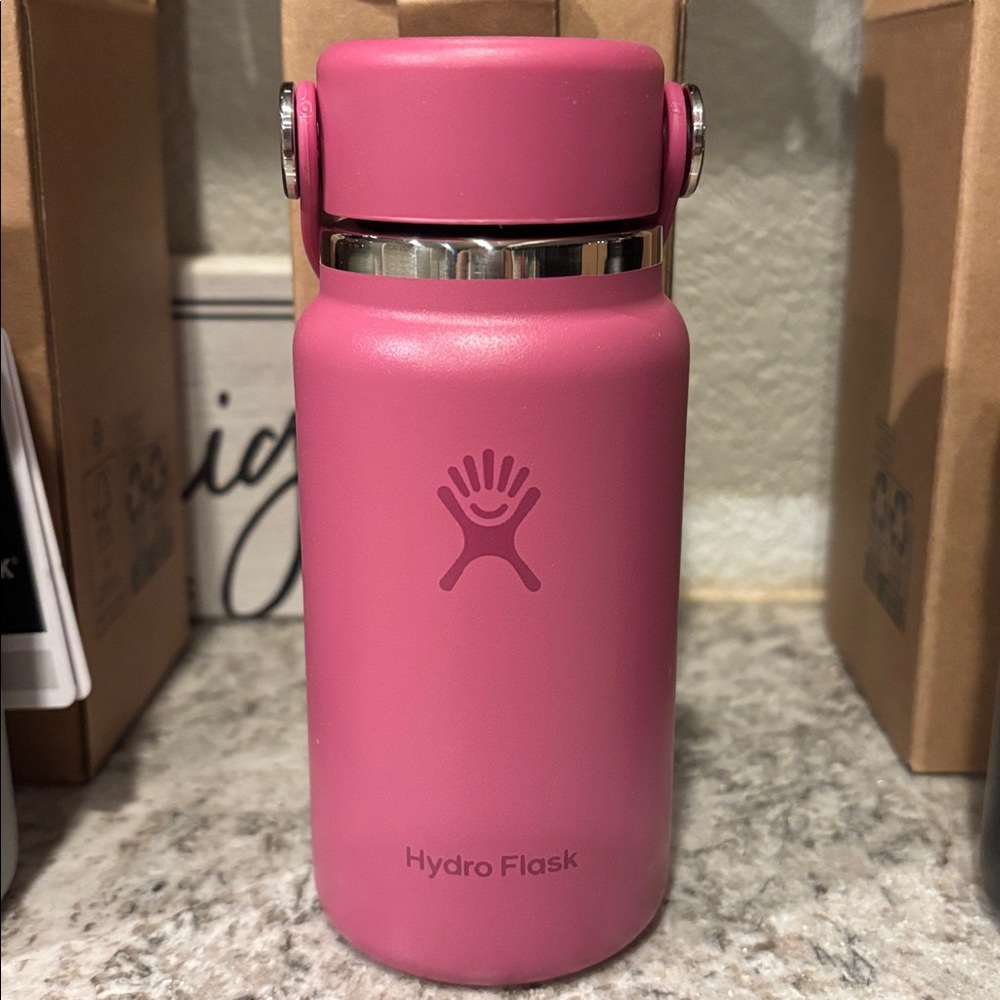 Hydro Flask Micro Mini in Reef Dark Pink 6.7oz NEW IN BOX